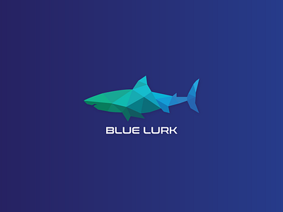 BLUE LURK branding graphic design illustration logo vector