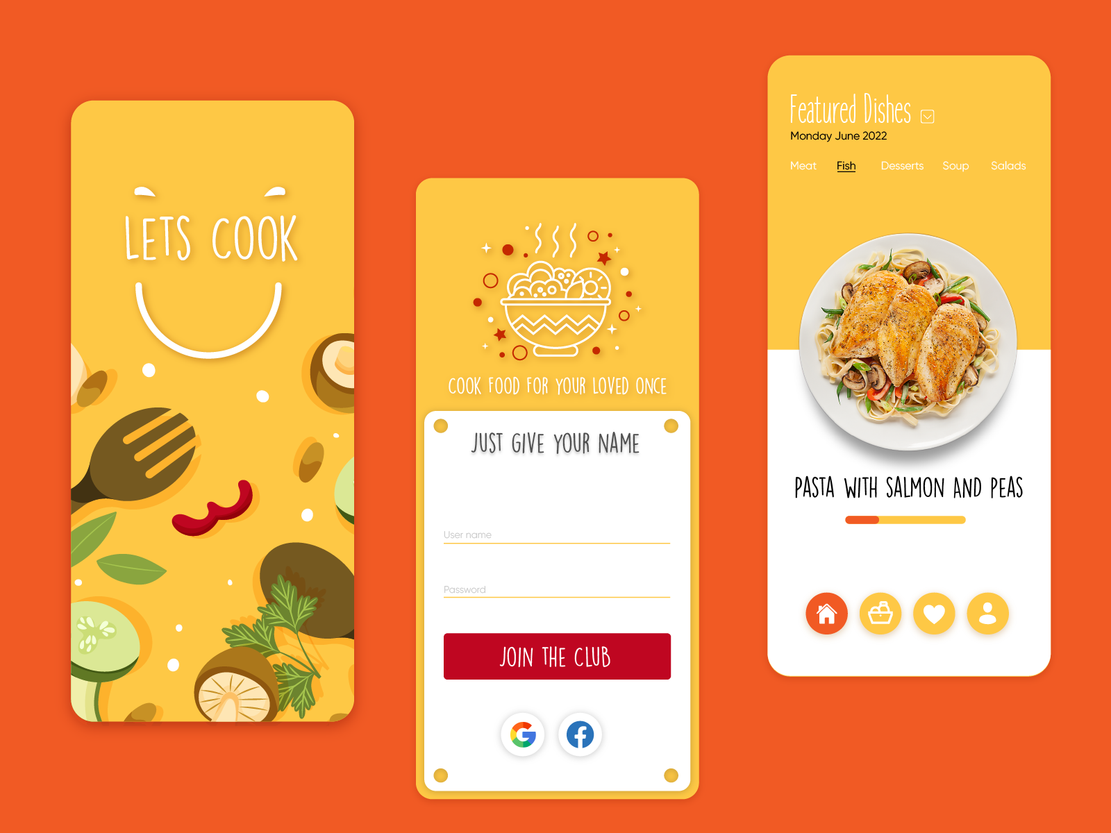 Lets Cook Mobile App UI By Sivarenjan On Dribbble