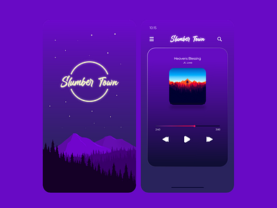 Music App UI app design graphic design ui