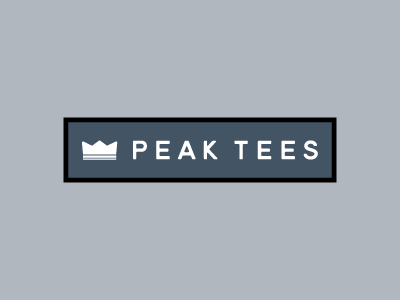 peak tease apparel logo design tshirt