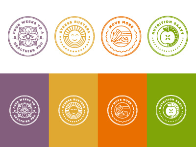 Healthy Living Promo Badges