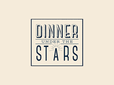 Dinner Under the Stars barn denver dinner farm logo