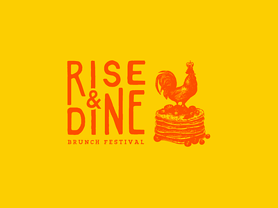 Rise & Dine y'all branding brunch colorado denver design food logo