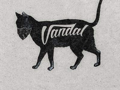 vandal logo explore cat design logo personal brand