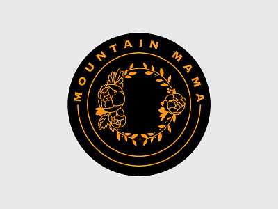 mountain mama pin design