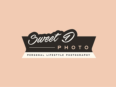 sweet d photo logo photography signage vintage
