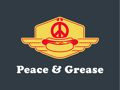 peace & grease branding denver design food food truck logo