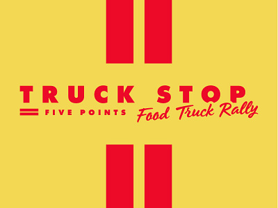 food truck rally brand branding denver design food food truck logo