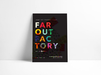 far out factory design event experiential mmj poster