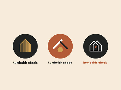 humboldt abode building construction design home logo