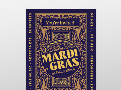 mardi gras design event illustration logo vector