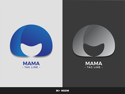 Logo Mama ( M + Mom) branding for sale forsale illustration inspiration logo logo design logo for sale logo mama logo mom logo sale mama logo mom logo