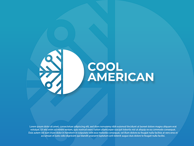 Logo Cool American ac air conditioner american branding cool design for sale forsale illustration logo logo design