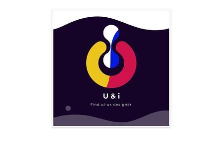 u & i Logo design branding logo ui