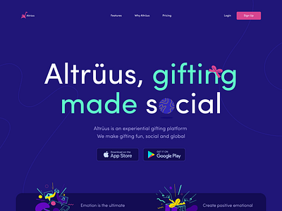 Website for Altrüus on Awwwards