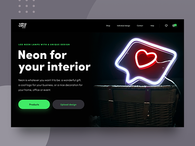Website Design for Neon Startup