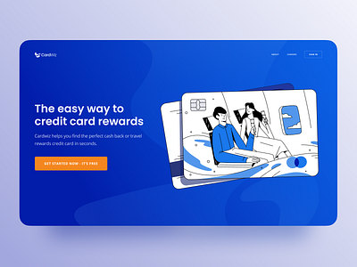 Travel Reward Credit Card Service Website