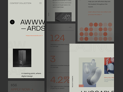 Mobile Website for Finding Design Contests and Awards