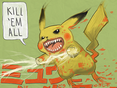 Pokemon - Generation Kill drawing illustration ipad pikachu pokemon