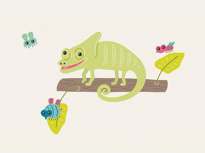 Chameleon illustration