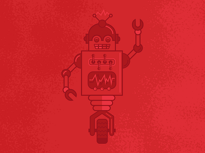 Daily Illustration: Robots - Week 1 / Day 2 daily illustration illustration robot shite
