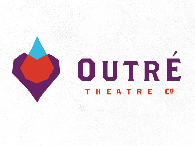Alternate logo for independent theatre company logo logotype typography