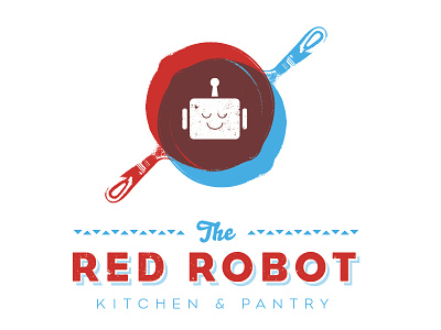 Red Robot Kitchen & Pantry branding logo lullabot overprint typography