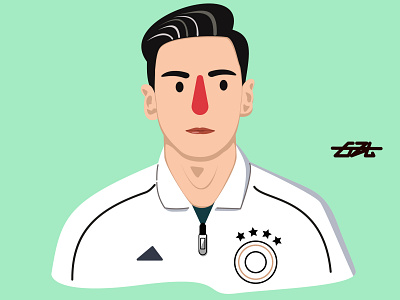My Favorite Footballer Mesut Ozil animation avatar avatar icons illustration ozil vector
