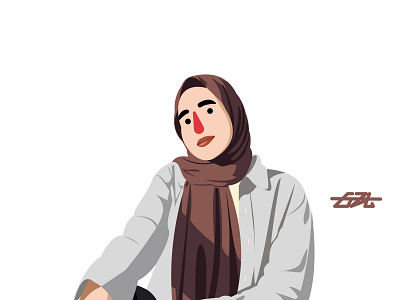 Indonesian hijab girl 2 character girl graphic design hijap illustration jilbab muslim vector wanita