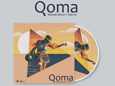 Qoma ft Truth LK by Syanda Mculo album album art album artwork album cover album cover design branding cd cd artwork cd cover cd design cd packaging design espere camino graphic design warten weg