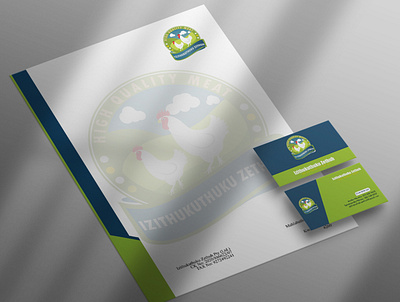 Izithukuthuku Zethu Letterhead & Business Card 3d animation branding design espere camino graphic design illustration logo motion graphics ui ux vector warten weg