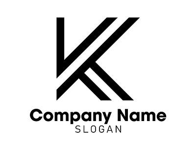 Modern Minimalist K Letter Logo Design in Adobe Illustrator