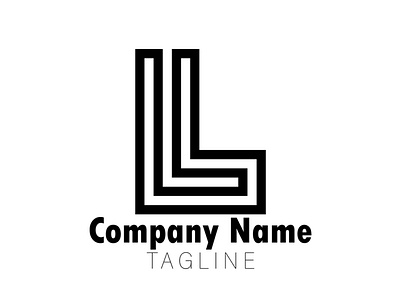 Modern Minimalist L Letter Logo Design in Adobe Illustrator