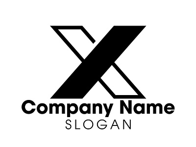 Modern Minimalist X Letter Logo Design