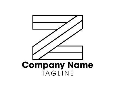 Modern Minimalist Z Letter Logo Design