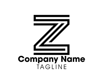 Modern Minimalist Z Letter Logo Design