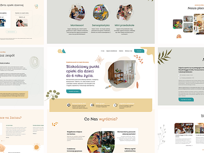 Website for kindergarten "Wioska na Zaciszu" :) branding children colorful dashboard design graphic design kinderkarten ui