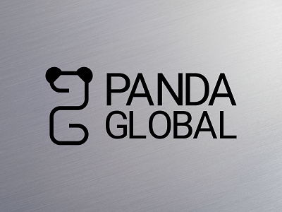 minimal panda global logo