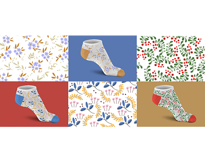 Socks pattern design graphic design illustration pattern vector