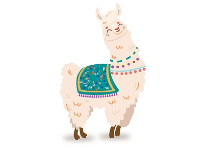 My lama design graphic design illustration vector