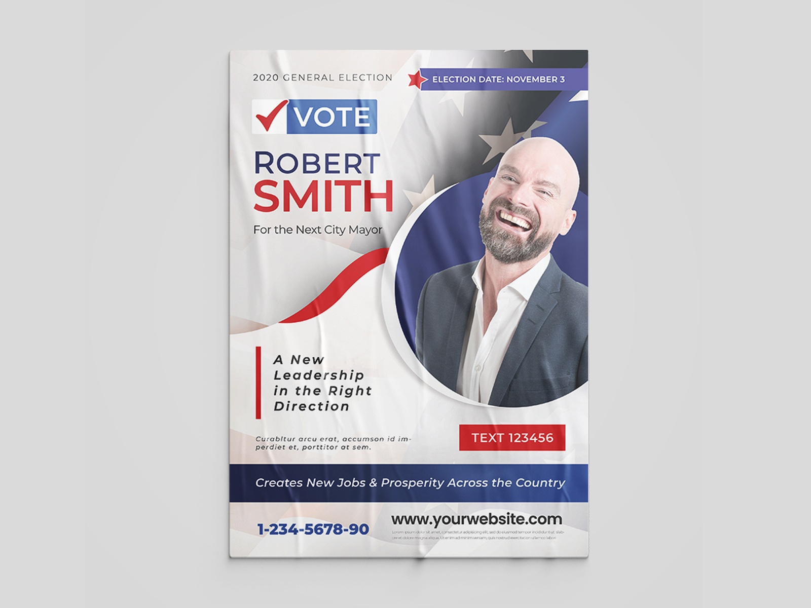 Election Flyer by pixel_theorem on Dribbble