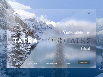 Mountain tour agency website