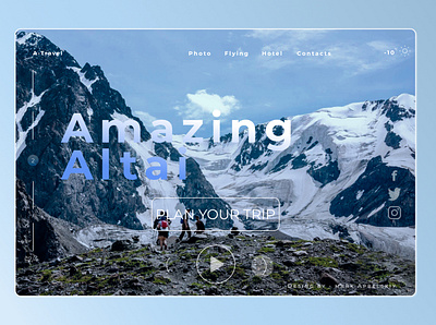 Altai altai concept web design