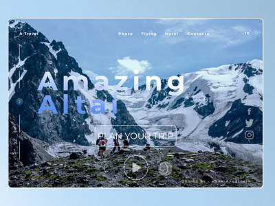 Altai altai concept web design