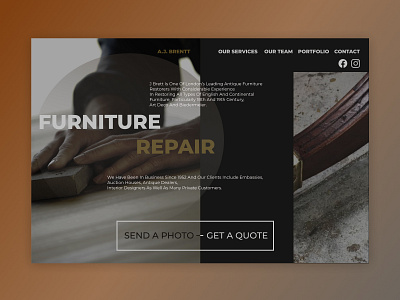 Furniture repair site concept