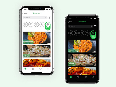 Food Delivery App app delivery app design flat food app ui