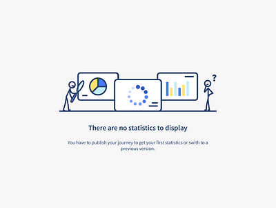 Splio illustration - No statistics branding data design design system empty state illustration product statistics ui ux vector