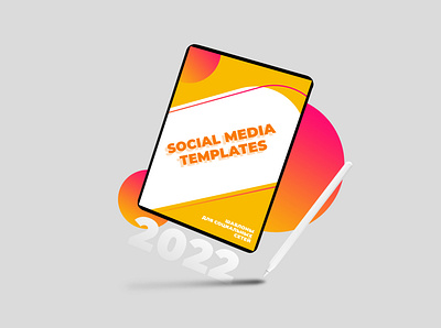 Social media templates 2022 brand identity brandbook branding design graphic design illustration logo social media vector