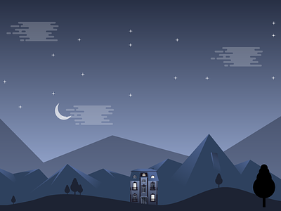 Game background, first faze background game game background illustration landscape nature night scene