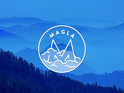 Magla (fog) Logo clouds fog logo logotype